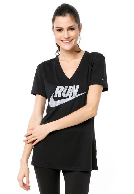 Camiseta Nike Rung Legend Swuoosh Atomic Preta - Marca Nike