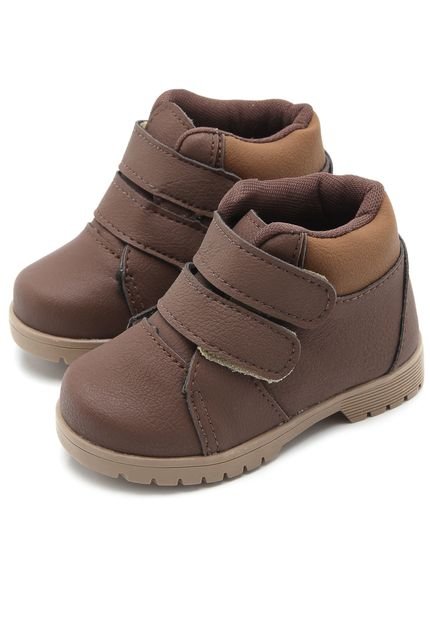 Bota Tricae Menino Dois Casual Marrom - Marca Tricae