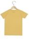 Camiseta Richards Kids Infantil Bordado Amarelo - Marca Richards