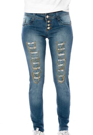 Calça Jeans Biotipo Fashion Azul