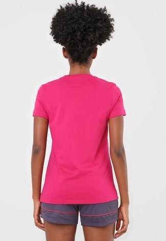 Camiseta Nike Sportswear W Nsw Tee Essntl Ic Rosa