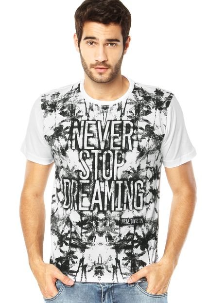 Camiseta Local Never Stop Branca - Marca Local