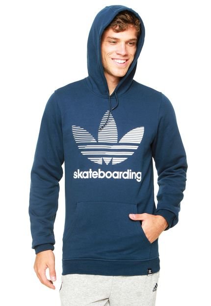 Moletom adidas Skateboarding Cli Azul - Marca adidas Skateboarding