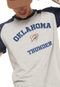Camiseta NBA Oklahoma City Thunder Cinza/Azul-marinho - Marca NBA