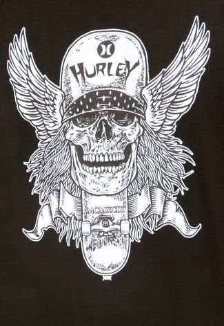 Regata Hurley Skull Skate Preta