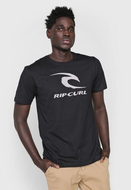 Camiseta Rip Curl Icon Preta - Marca Rip Curl