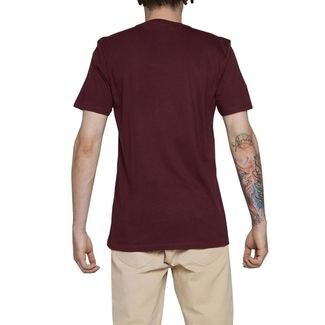 Camiseta DC Shoes Static Outline Star WT24 Masculina Bordo