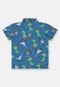 Polo Jungle Adventure Infantil Up Baby Azul - Marca Up Baby