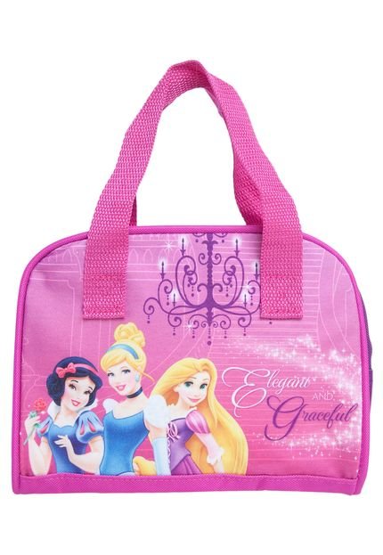Bolsa Princesas Disney  Rosa - Marca Princesas