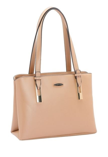 Bolsa Feminina Casual Chic Ombro Nude 3484480 - Marca Chenson