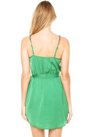 Vestido Sommer Curto Comfort Verde Escuro