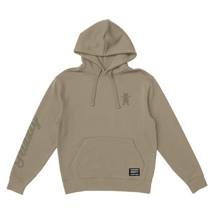 Moletom Grizzly Og Mini Bear Script Hoodie Bege - Marca Grizzly