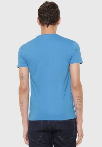 Camiseta Lacoste Logo Azul