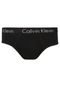 Kit 2pçs Cueca Calvin Klein Underwear Slip Logo Branca/Preta - Marca Calvin Klein Underwear