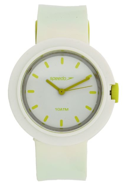 Relógio Speedo 80585L0EVNP1 Branco/Verde - Marca Speedo