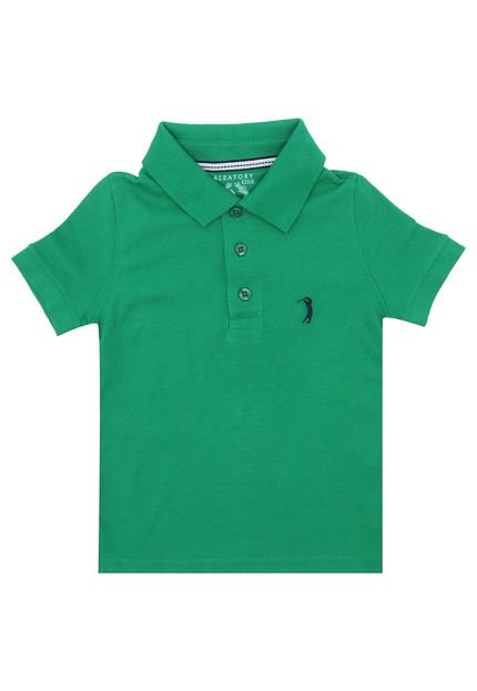Camisa Polo Aleatory Menino Verde - Marca Aleatory