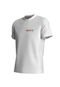 Camiseta Masculina Algodão Relaxado Manga Curta Branca Estampa Cancún - Marca Relaxado