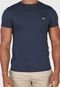 Camiseta Lacoste Logo Bordado Azul-Marinho - Marca Lacoste