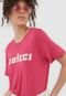 Camiseta Colcci Logo Rosa - Marca Colcci