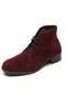 Bota DAFITI SHOES Textura Vinho - Marca DAFITI SHOES