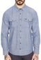 Camisa Jeans Cavalera Reta Azul - Marca Cavalera