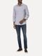 Camisa Calvin Klein Jeans Masculina Slim Listrada Silk Logo Azul Marinho - Marca Calvin Klein