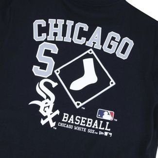 Camiseta New Era Regular Chicago White Sox Preto