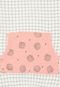 Macacão Tricae por Just Lia Grid Conchas Branco/Rosa - Marca Tricae por Just Lia