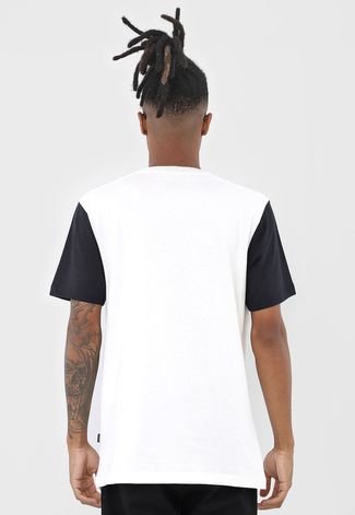 Camiseta Quiksilver Script Ville Off-White