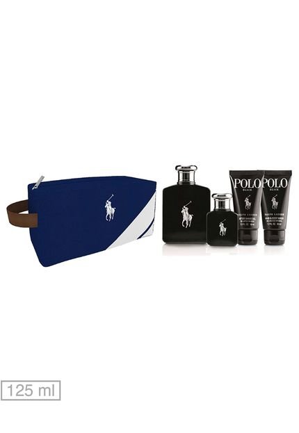 Kit Perfume Polo Black Ralph Lauren Fragrances 125ml - Marca Ralph Lauren