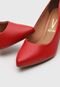 Scarpin Vizzano Liso Vermelho - Marca Vizzano