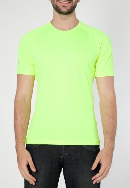 Camiseta Nike Miler Amarela - Marca Nike