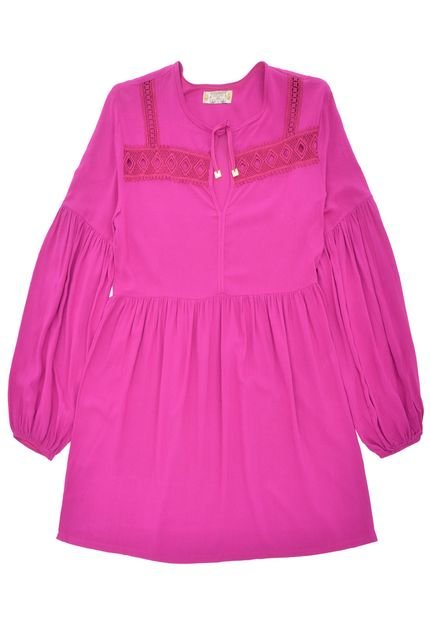 Vestido Colcci Fun Menina Rosa - Marca Colcci Fun