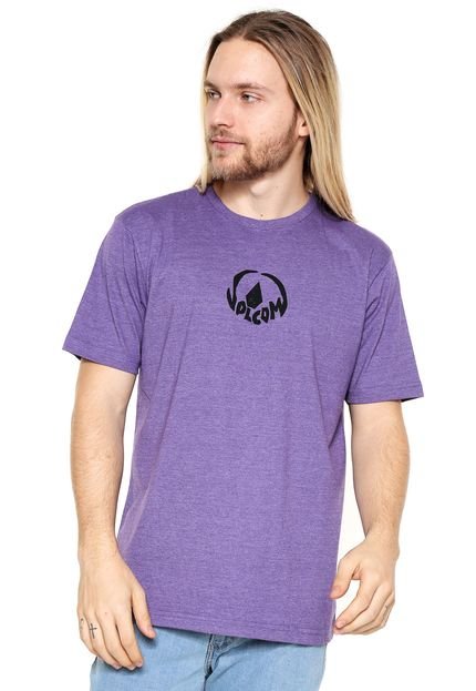 Camiseta Volcom Stone Roxa - Marca Volcom