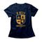 Camiseta Feminina 8 Bits University - Azul Marinho - Marca Studio Geek 