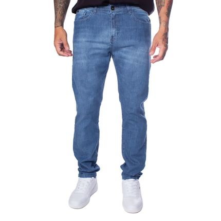 Calça Jeans Masculina Gangster Slim Tradicional Azul - Marca Gangster