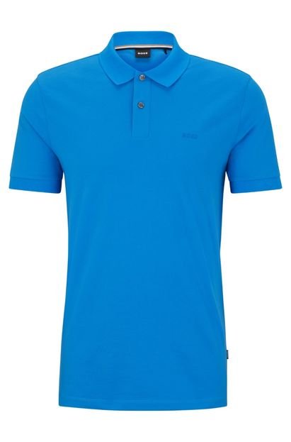Camisa Polo BOSS Pallas Azul - Marca BOSS