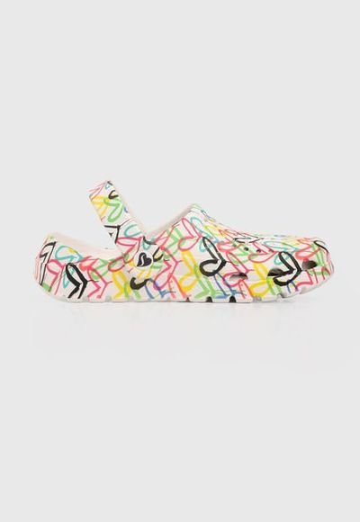 Playera Blanco Multicolor Skechers Footsteps Compra Ahora