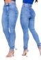 Kit 3 Calça Jeans Feminina Cintura Alta Skinny Com Elastano Memorize Jeans - Marca Memorize Jeans