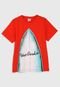 Camiseta Brandili Infantil Surf Laranja - Marca Brandili