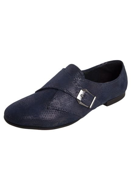 Mocassim Moleca Fivela Azul - Marca Moleca