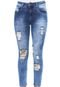 Calça Jeans Biotipo Skinny Desgastes Azul - Marca Biotipo
