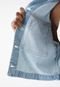Jaqueta Jeans Lez a Lez Curta Botão Azul - Marca Lez a Lez