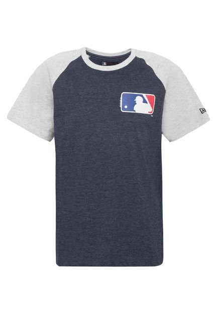 Camiseta New Era MLB Color Melange Infantil Azul - Marca New Era