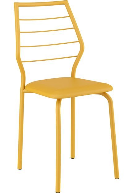 Conjunto 2 Cadeiras 1716  Napa Móveis Carraro Amarelo - Marca Móveis Carraro