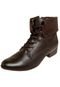 Bota Comfortflex Coturno Marrom - Marca Comfortflex