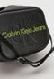 Bolsa Calvin Klein Texturizada Preta - Marca Calvin Klein