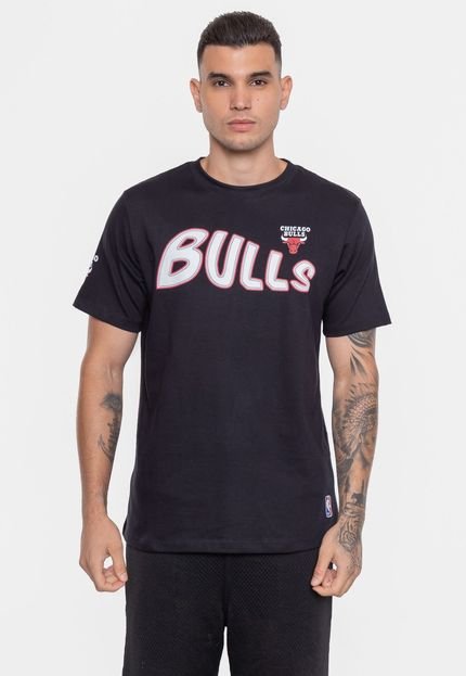 Camiseta NBA Sneakers Chicago Bulls Preta - Marca NBA