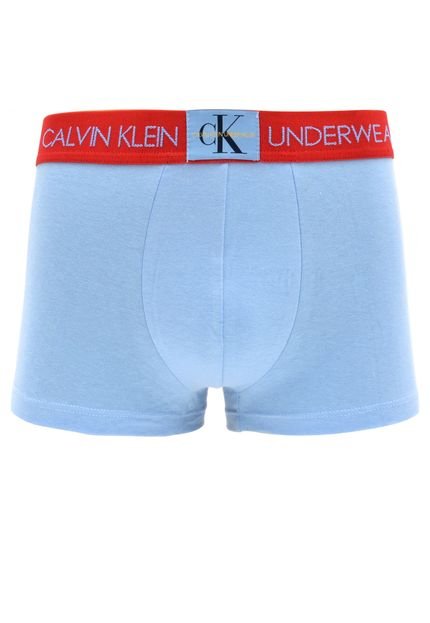 Cueca Calvin Klein Underwear Boxer Lettering Azul - Marca Calvin Klein Underwear
