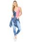 Calça Jeans Biotipo Skinny Barra Assimétrica Azul - Marca Biotipo